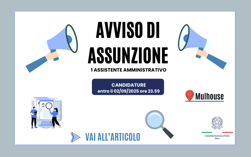 avviso assunzione mulhouse