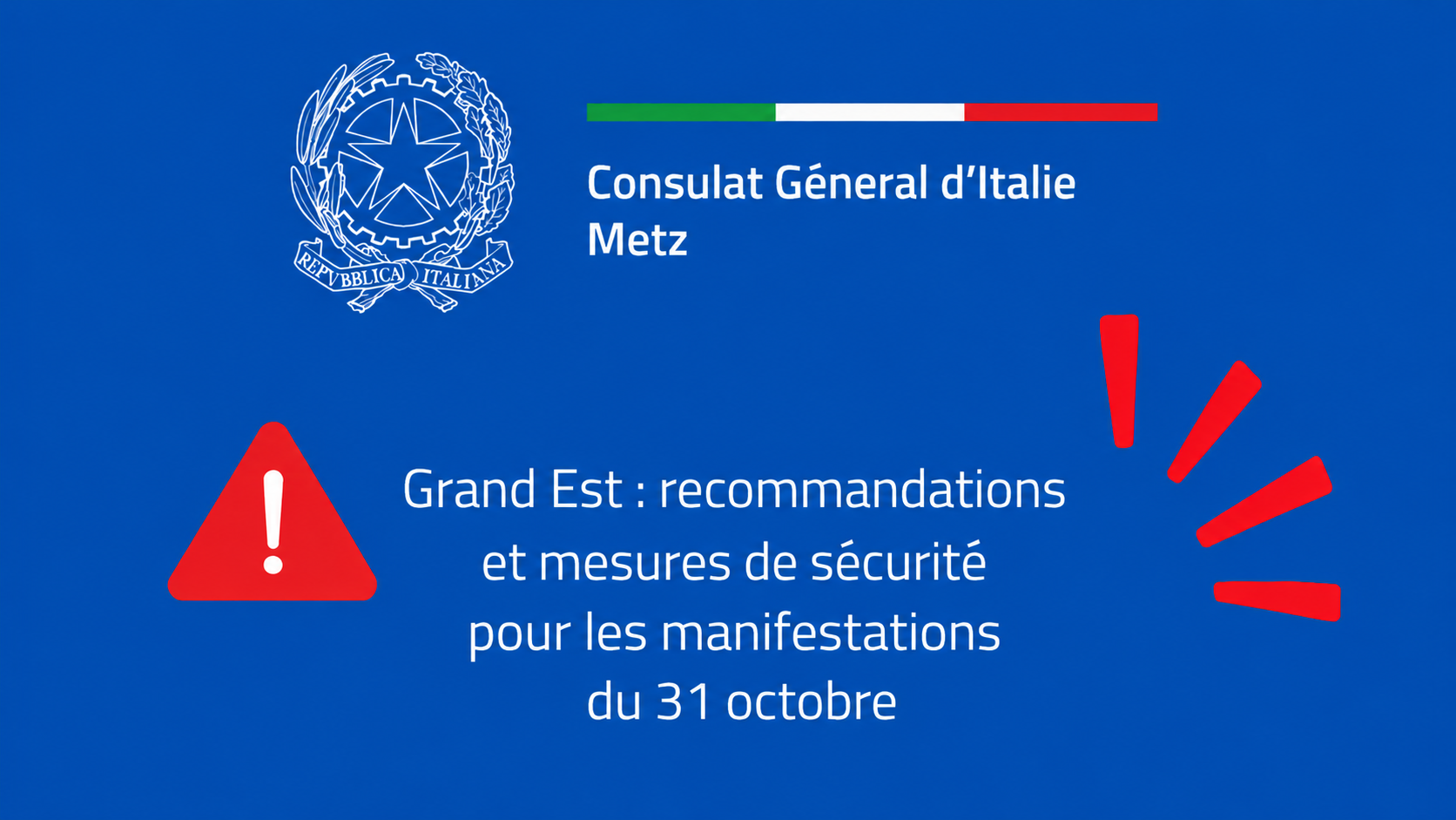 SITO – Avviso sicurezza manifestazioni del 31 ottobre_FR